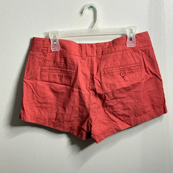 J.Crew Women Chino Broke-in Red/Orange Shorts Size 8. - Picture 7 of 8
